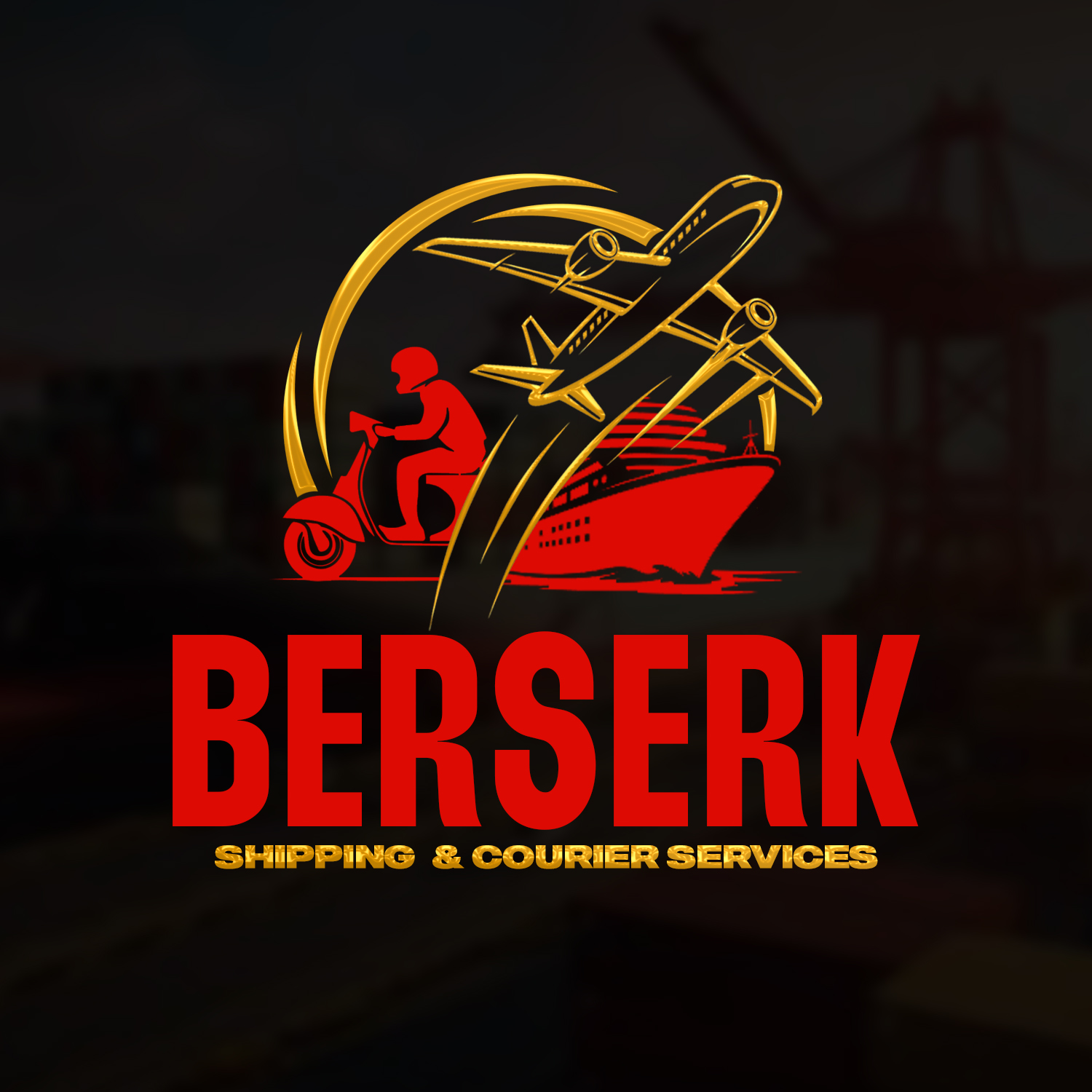 Berserkshipping and courier services logo